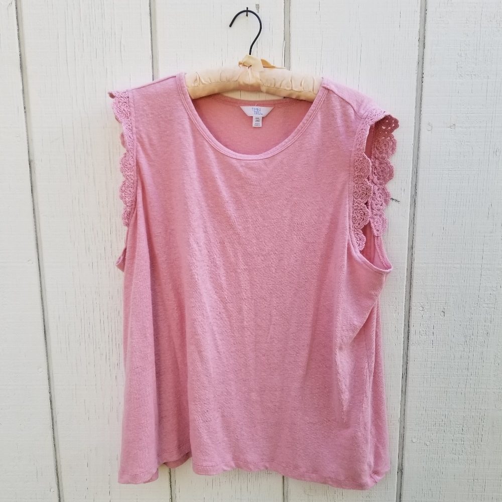 Pink tank top